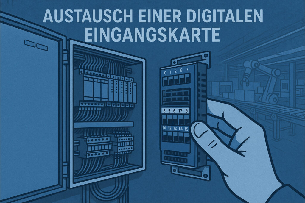 Austausch einer digitalen Einsatzkarte